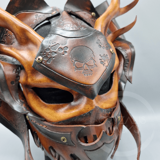 Limited Edition Leather Stag Mask