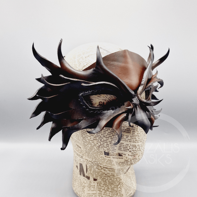 Handmade Leather owl mask