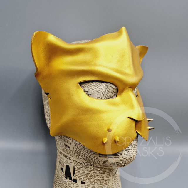 Gold Panther Mask