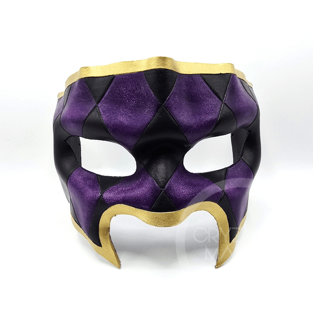 Purple Harlequin Masquerade 