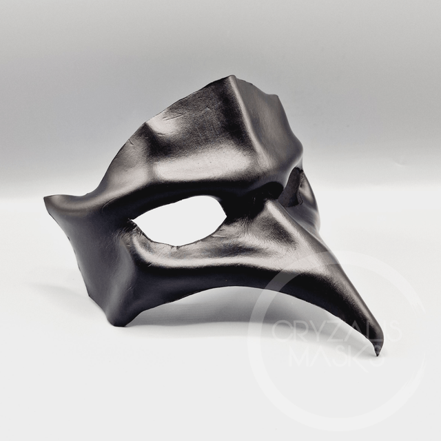 Leather Raven Mask