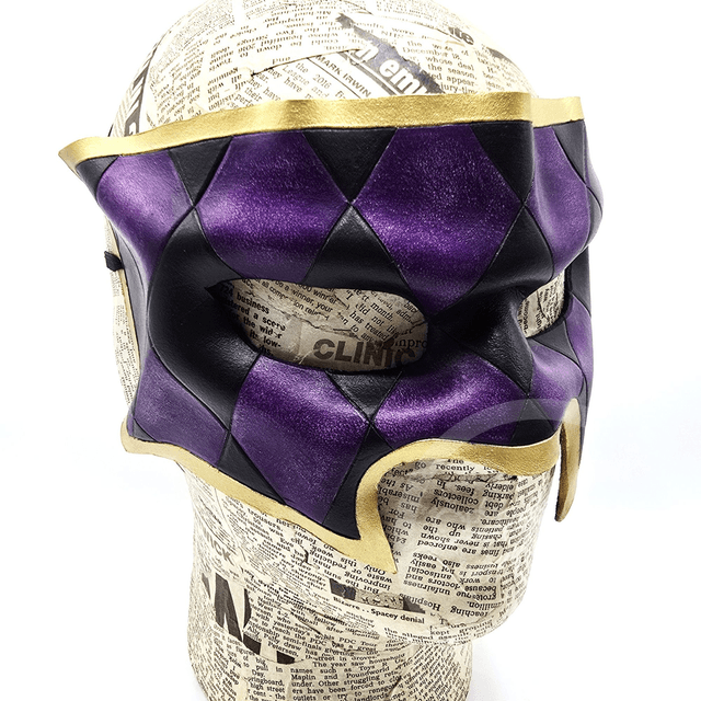 Purple Harlequin Masquerade 