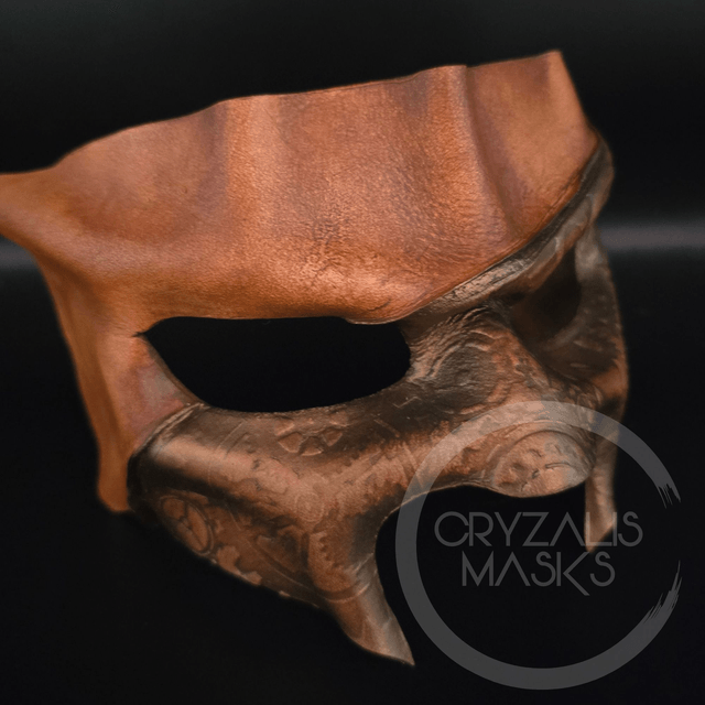 Steampunk Mask: Bronze Clockwork 