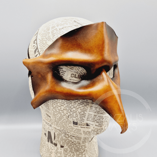 Leather Bird Mask