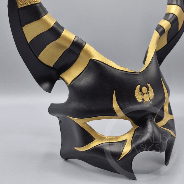 Anubis leather mask 