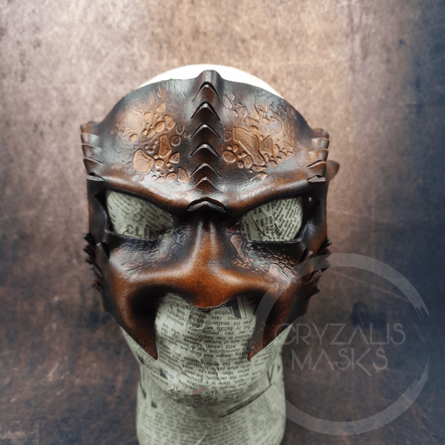 Leather Reptile mask  