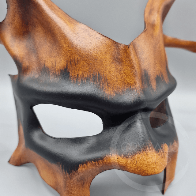 Viking Stag leather Mask
