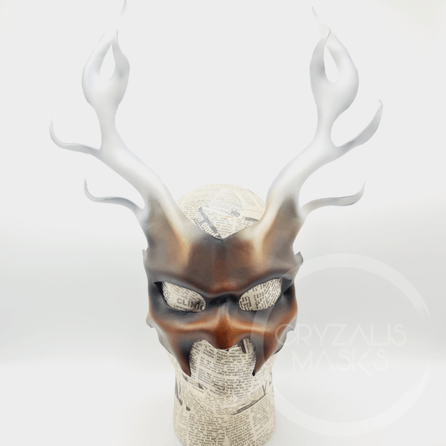 White tipped stag Mask
