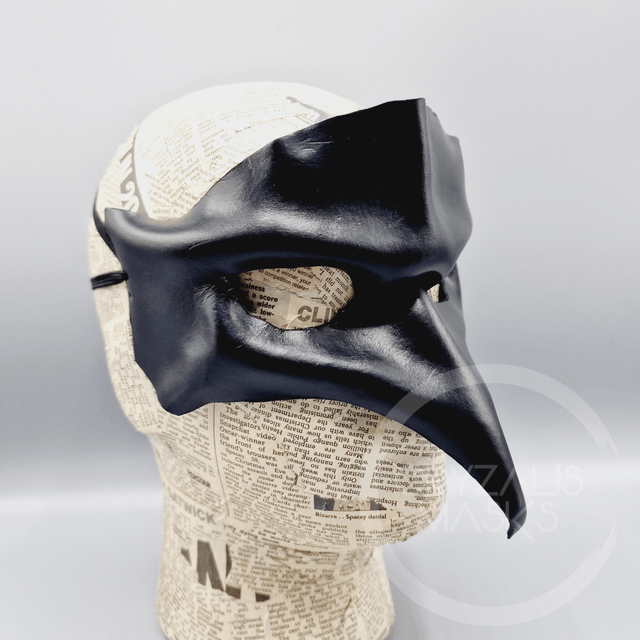 Leather Raven Mask