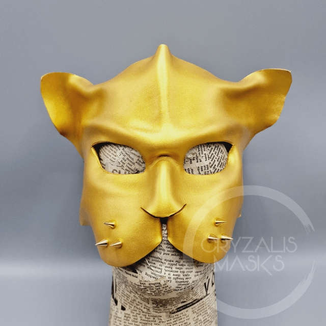 Gold Panther Mask