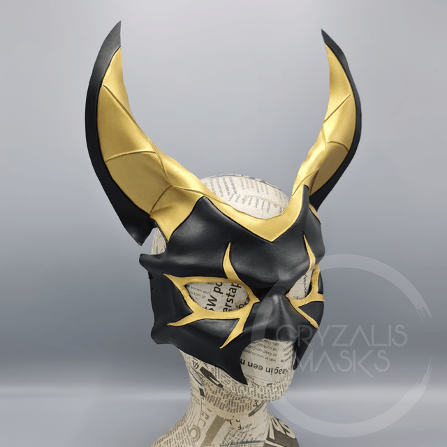 Anubis mask with Gold detailed Ears