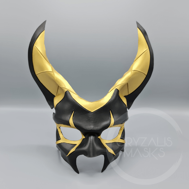 Anubis mask with Gold detailed Ears
