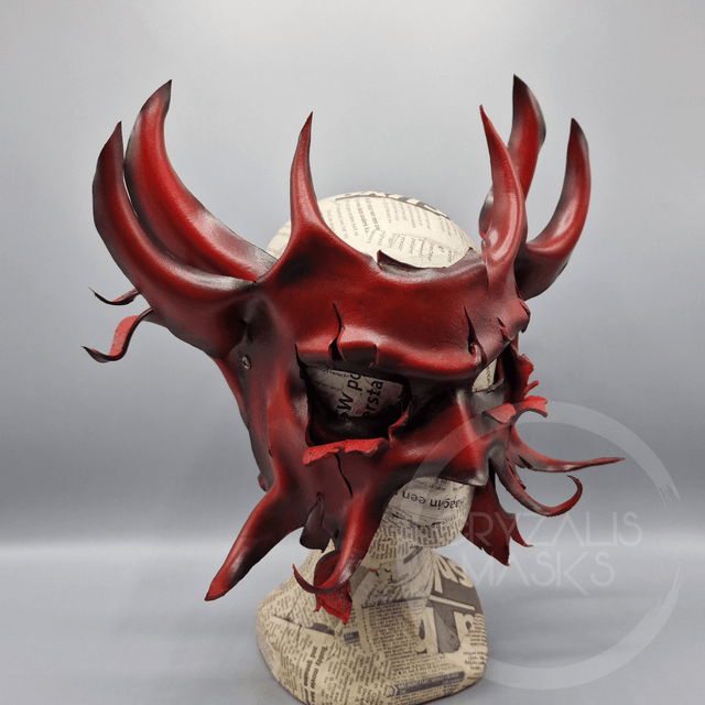 Leather Demon Mask