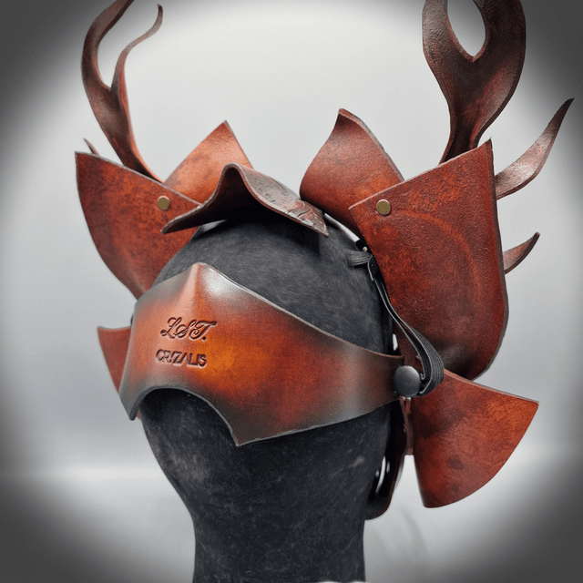 Limited Edition Leather Stag Mask
