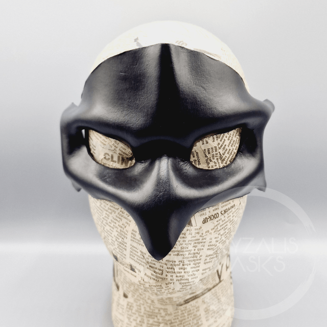 Leather Crow Mask