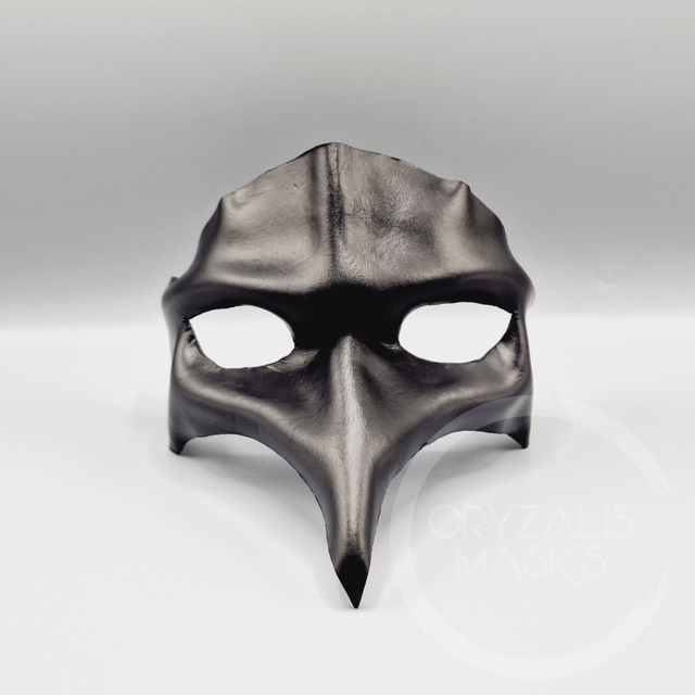 Leather Raven Mask
