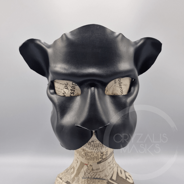 Black Leather Jaguar mask