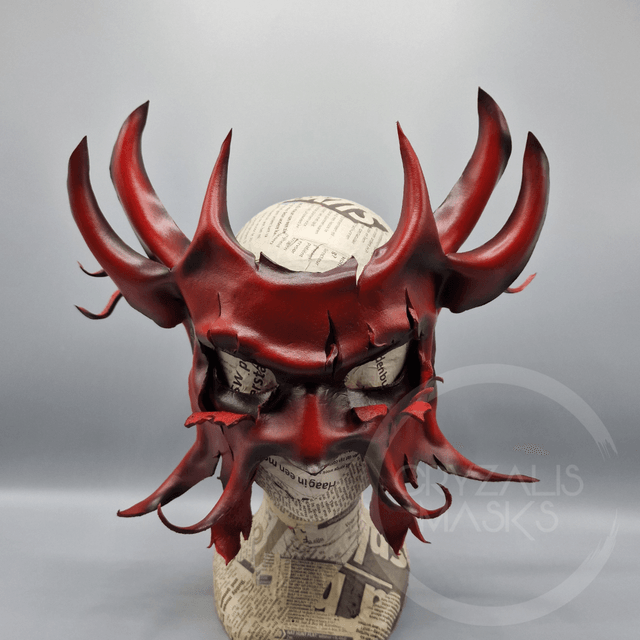 Leather Demon Mask