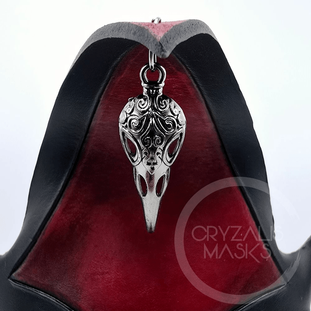 Leather Harlequin mask  