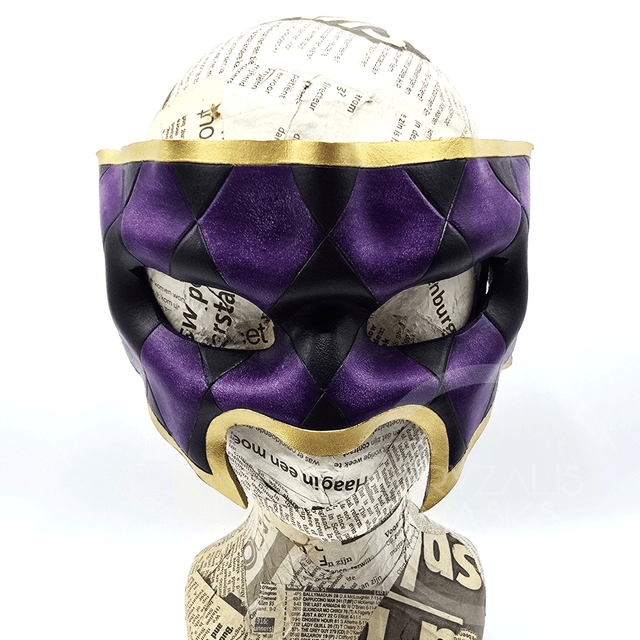 Purple Harlequin Masquerade 