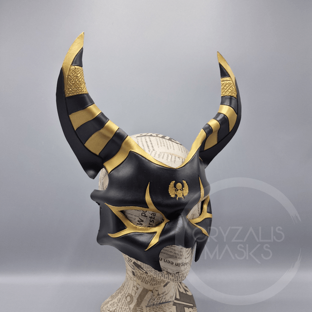 Anubis leather mask 