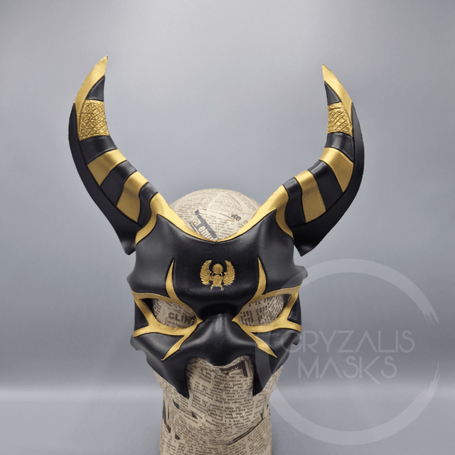 Anubis leather mask 