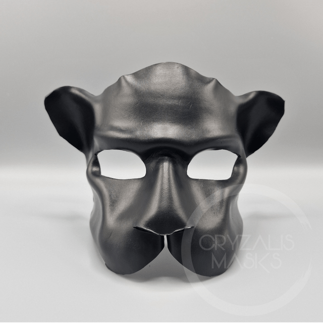 Black Leather Jaguar mask