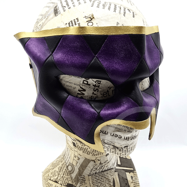 Purple Harlequin Masquerade 