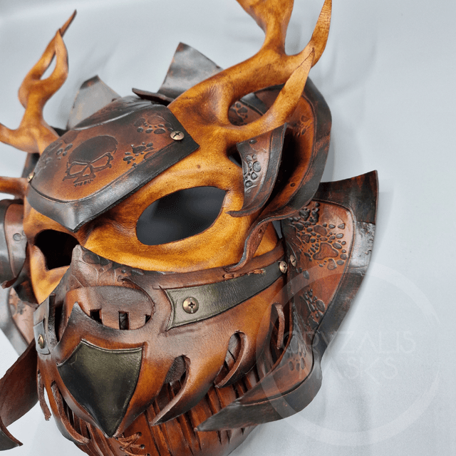 Limited Edition Leather Stag Mask