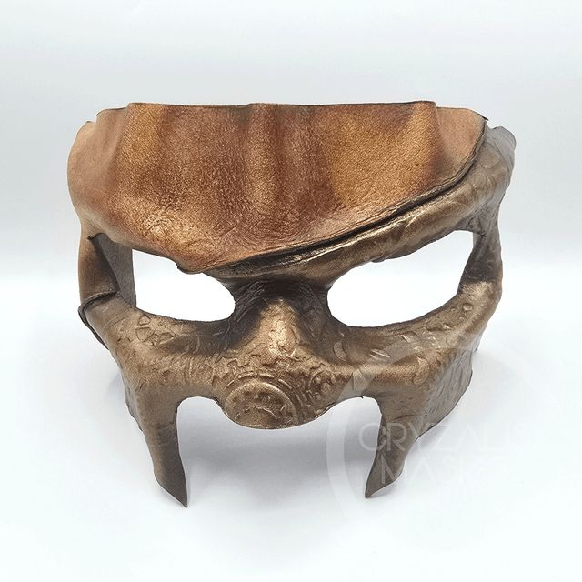 Steampunk Mask: Bronze Clockwork 
