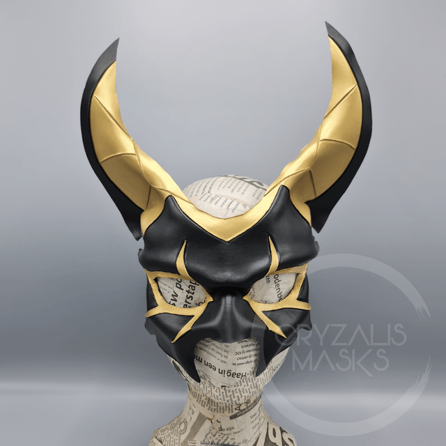 Anubis mask with Gold detailed Ears