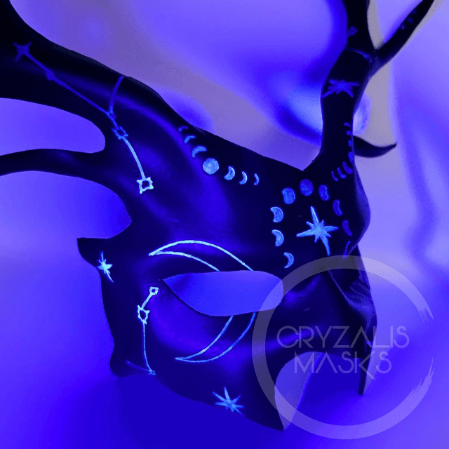 UV Lunar Stag mask  