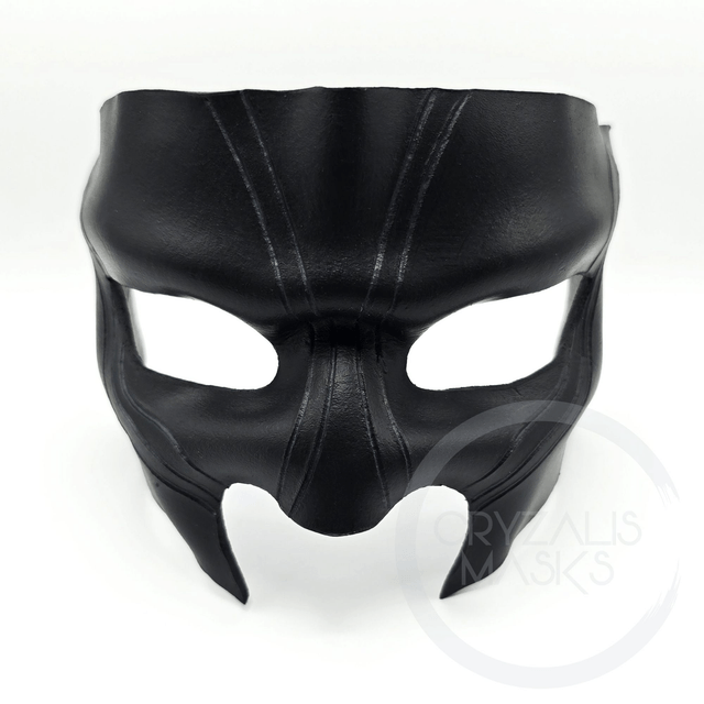Black with Fluorescent White UV Mask