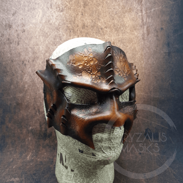 Leather Reptile mask  