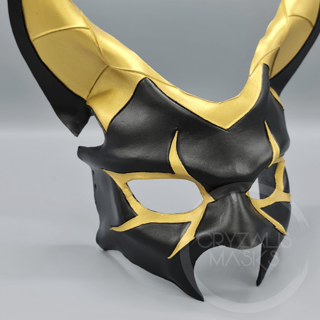 Anubis mask with Gold detailed Ears