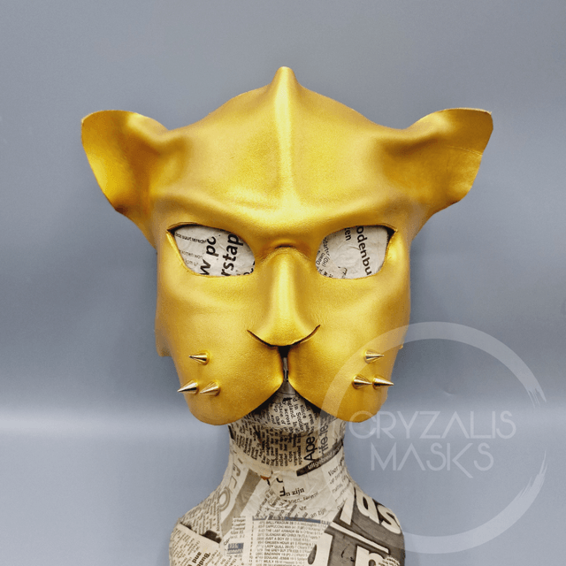 Gold Panther Mask