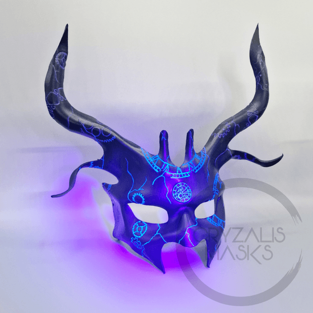 Black Deer mask with UV