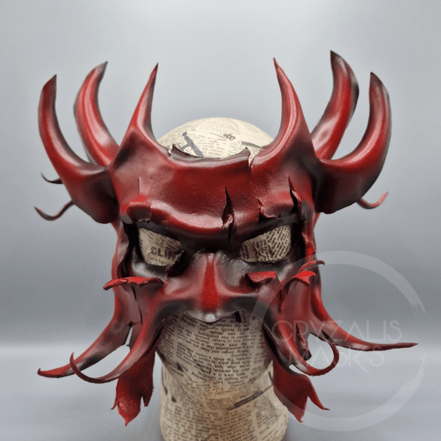 Leather Demon Mask