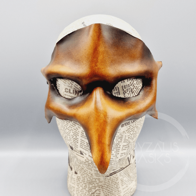 Leather Bird Mask