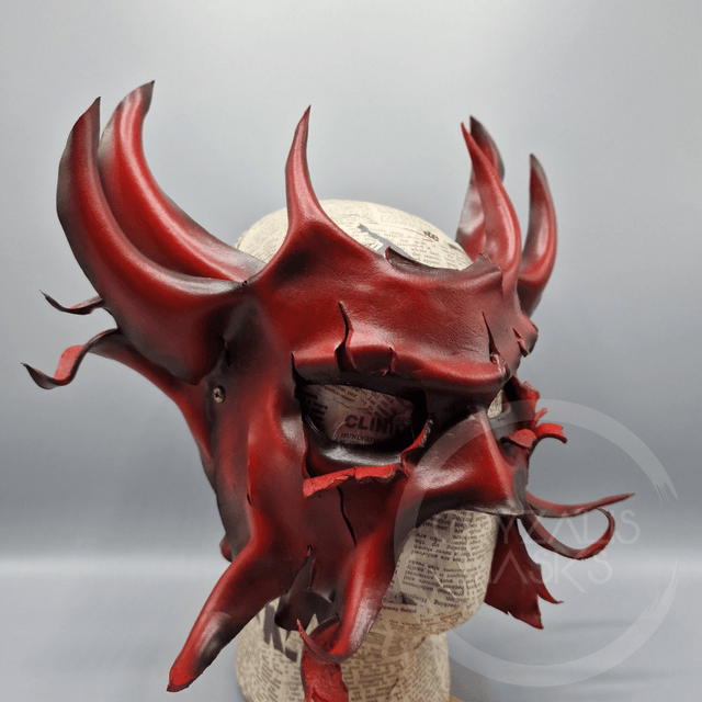 Leather Demon Mask
