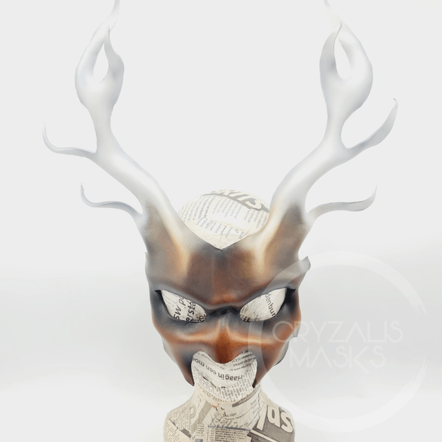 White tipped stag Mask