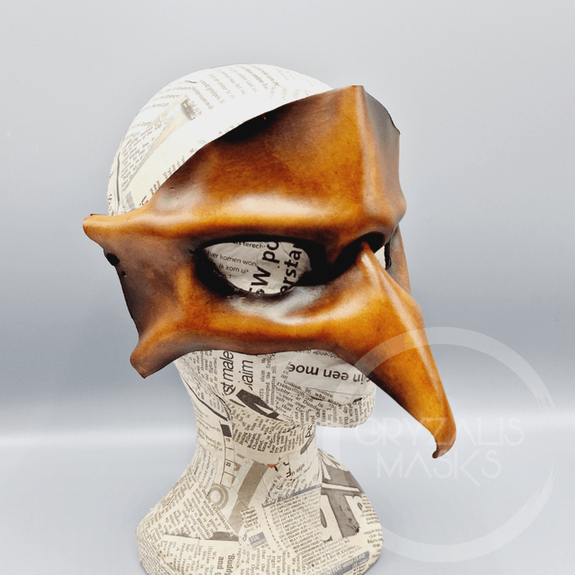 Leather Bird Mask