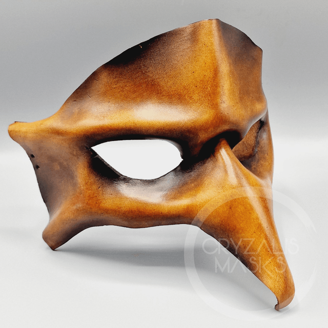 Leather Bird Mask