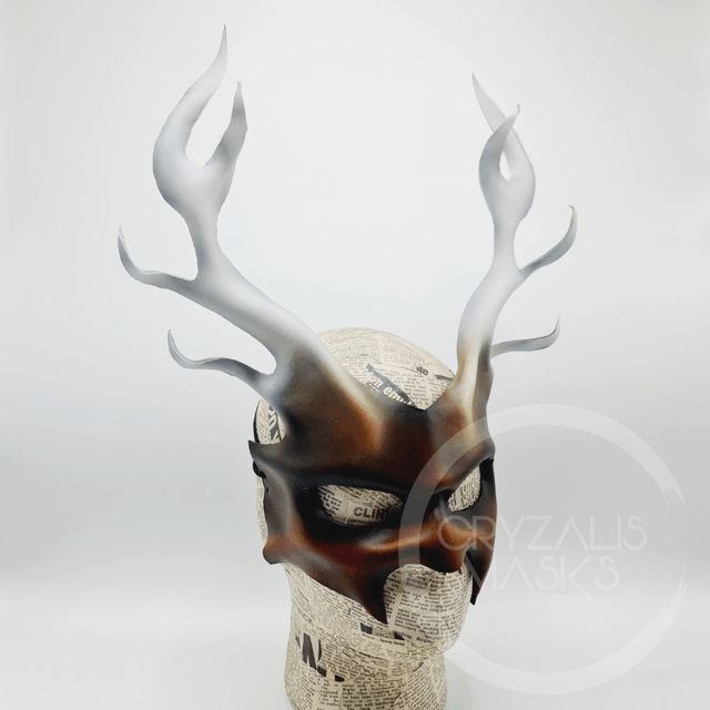White tipped stag Mask