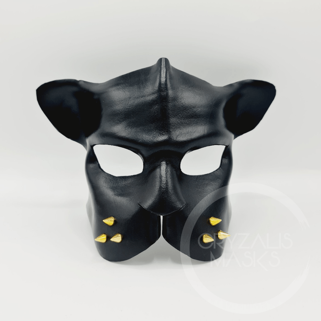 Black Panther leather mask