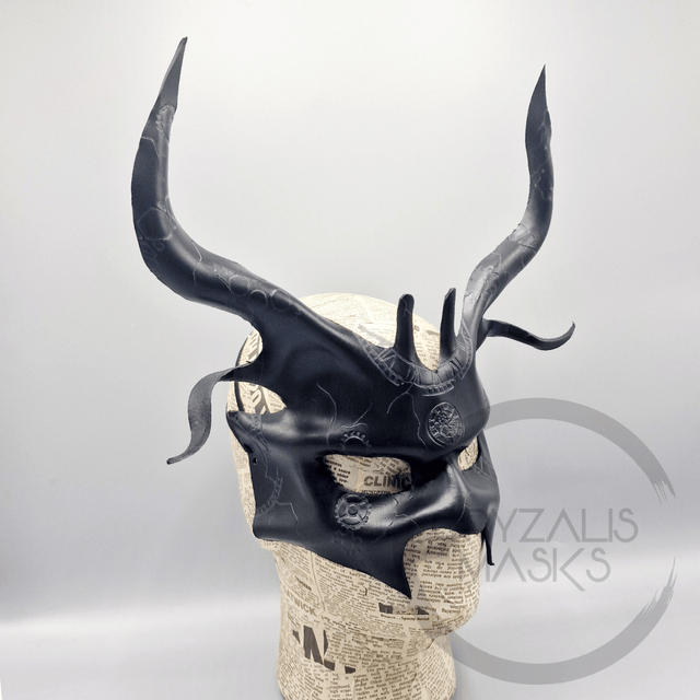 Black Deer mask with UV
