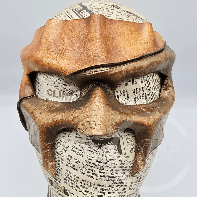 Steampunk Mask: Bronze Clockwork 