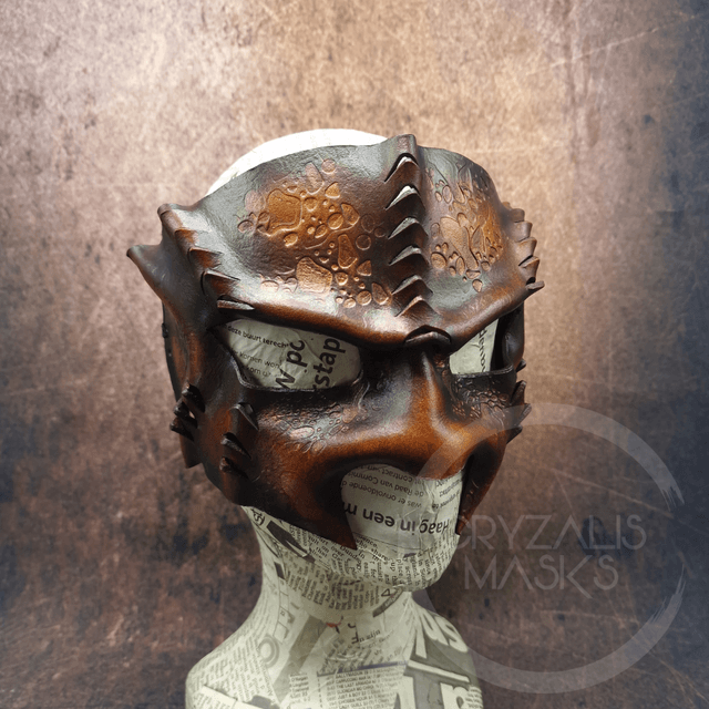 Leather Reptile mask  