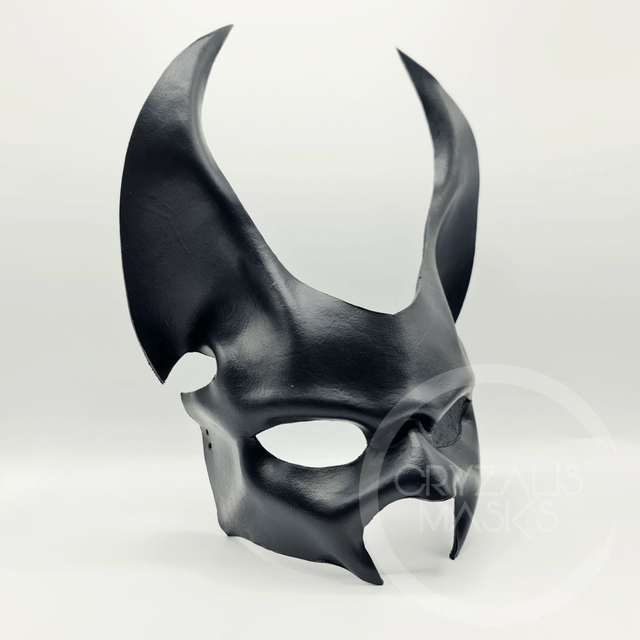 Black leather Anubis Mask