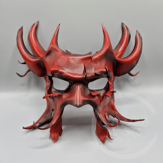 Leather Demon Mask